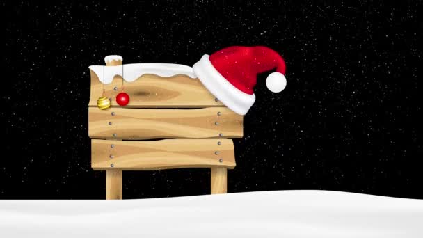 Vacanze Natale Auguri Buon Natale Incredibile Natale Sfondo Rosso Con — Video Stock