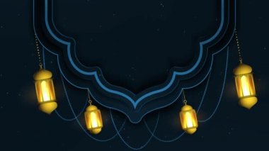 Bayram Mübarek, Kurban Bayramı ve Kurban Bayramı 'nın kutlu olsun. Kurban Bayramı Camii. Ramazan 'lı güzel 4k EidMübarek İslami tasarım konsepti. Dini Asyalı Müslüman festivali alfa kanalıyla kutlanıyor.