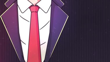 4k Mutlu Babalar Günü animasyonu. Parlayan ışıklar ve düşen konfetiler ve mutlu babalar günü dilekleri. Baba, baba, baba, baba. Baba, baba, baba, baba. Mutlu babalar günü bayrağı 