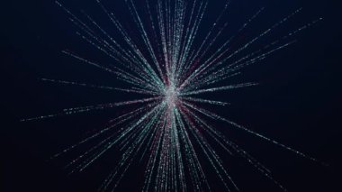 Cadılar Bayramı Geçmişi 4K animasyonu Dark Blue Night Cadılar Bayramı. Balkabakları, perili evler ve ayın üzerinde uçan yarasalar.