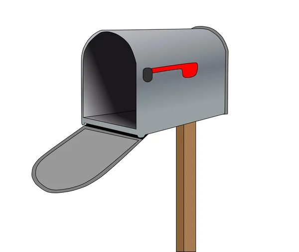 Briefkasten leer — Stockvektor