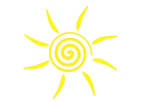 Símbolo sol — Vector de stock