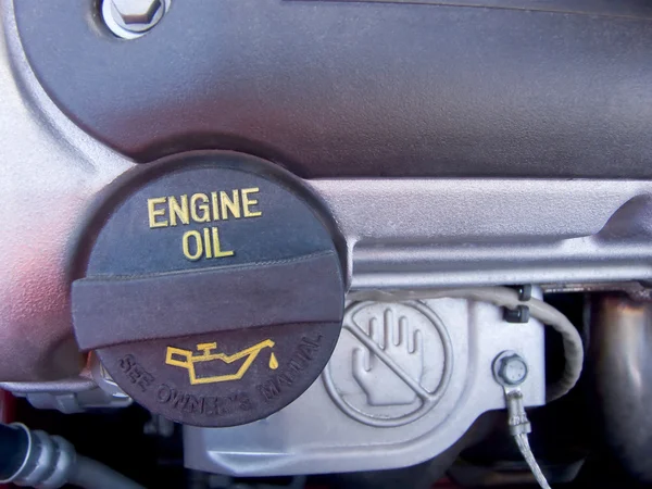 Tappo olio motore — Foto Stock