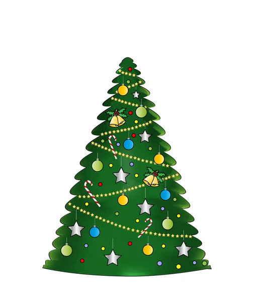 Pohon Natal - Stok Vektor