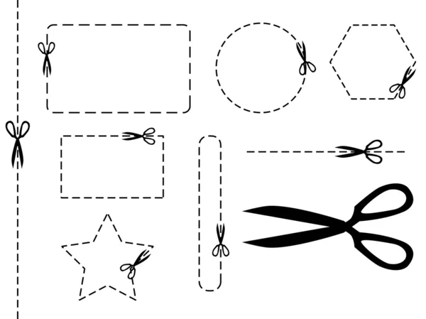 makas ve kesme işareti