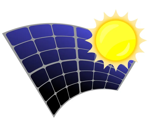 Sun panel — Stock Vector