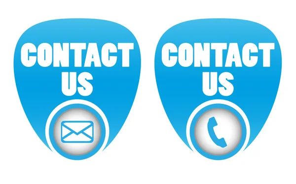 Contact icons for web — Stock Vector