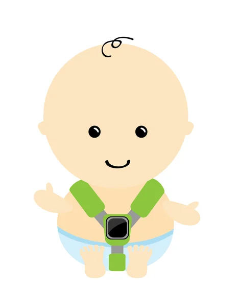 Bebek güvenlik aracı. Emniyet kemeri