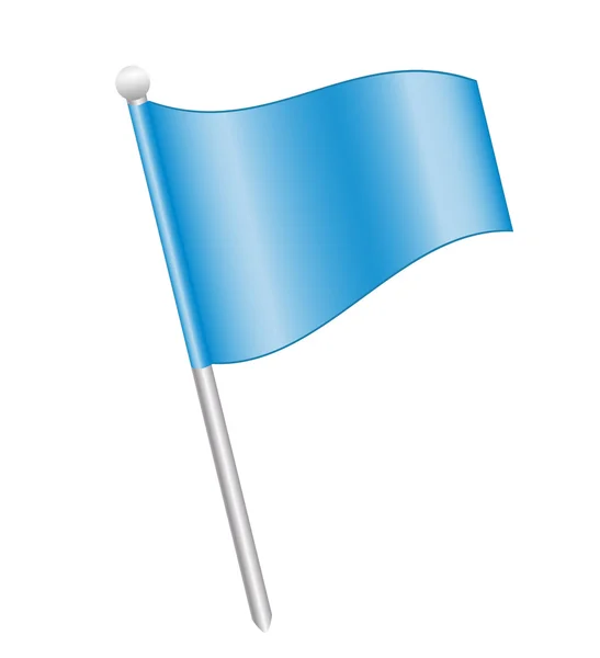 Bandera vector azul — Vector de stock