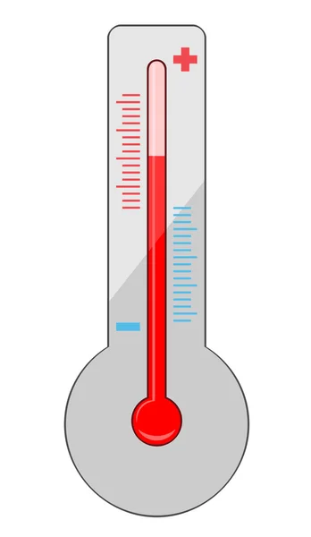 Thermometervektor — Stockvektor