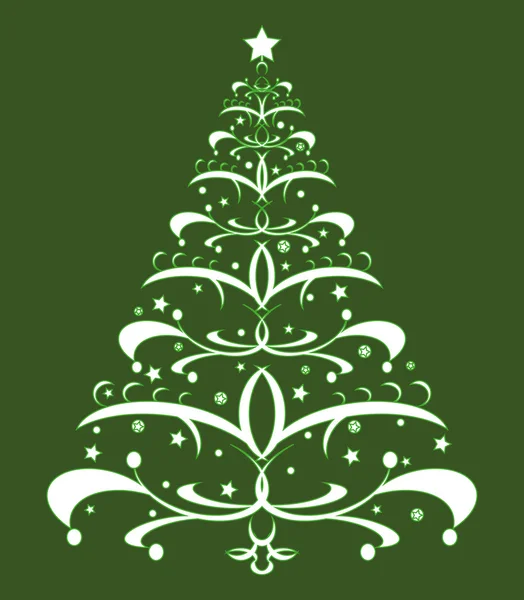 Arbre de Noël — Image vectorielle