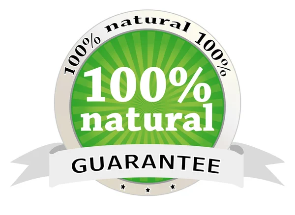 100% natural — Vector de stock