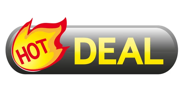 Hot deal sign — Stock Vector