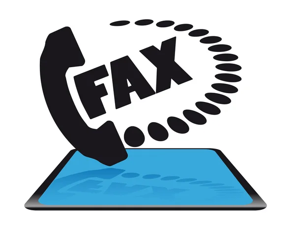 Icona Fax — Vettoriale Stock