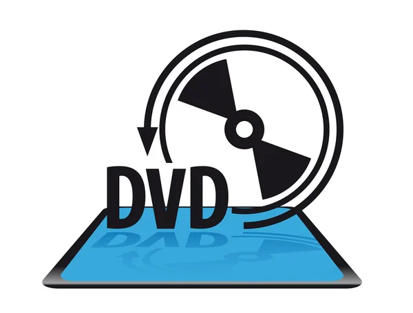 Ícone de DVD — Vetor de Stock
