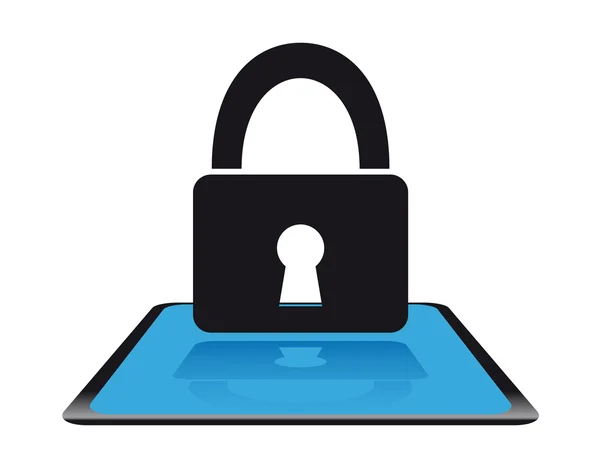 Padlock icon — Stock Vector