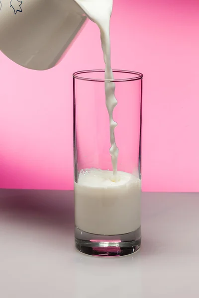 Un verre de lait — Photo