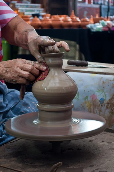 Keramikkhåndverk i thailand – stockfoto