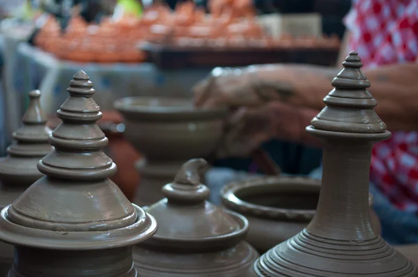 Artigianato della ceramica in Thailandia — Foto Stock