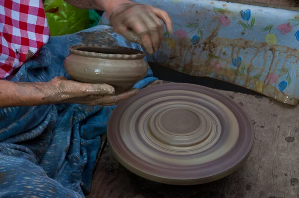 Artigianato della ceramica in Thailandia — Foto Stock