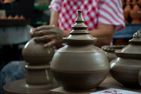 Artigianato della ceramica in Thailandia — Foto Stock