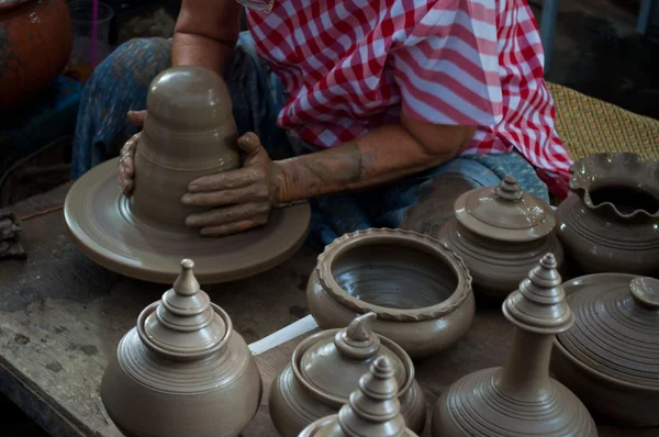 Artigianato della ceramica in Thailandia — Foto Stock