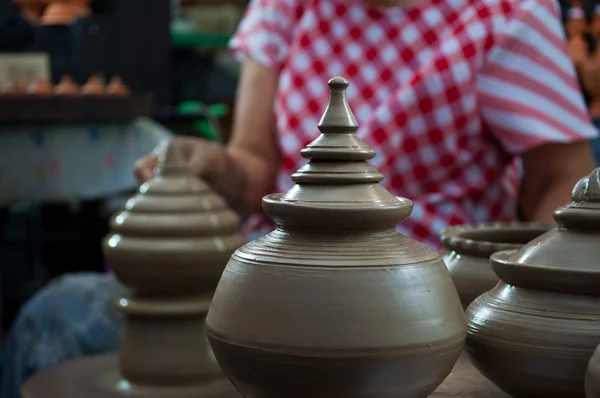 Artigianato della ceramica in Thailandia — Foto Stock