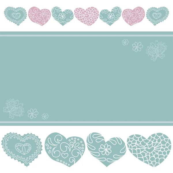Background of the heart 4 — Stock Vector