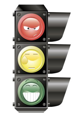 komik trafik ışığı