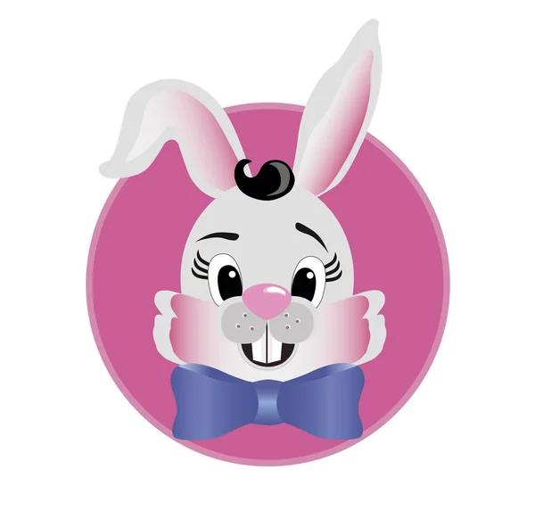 Cheerful bunny — Stock Vector