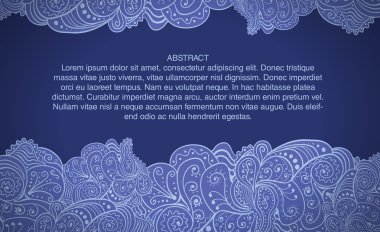 Tasarım tamplate ile çiçek arka plan