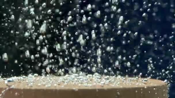 Медленное Движение Пузырьков Водой Пресноводный Аквариум Кислородный Диффузер Водой Накачивает — стоковое видео