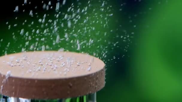 Malé Bublinky Pod Vodou Sladkovodní Akvárium Difuzor Kyslíku Pod Vodou — Stock video