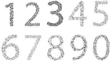 çizilen çiçek sayı el