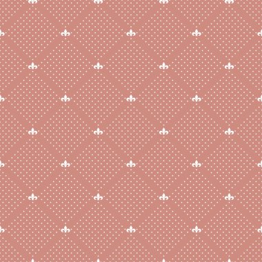 Fleur-de-lis ile kraliyet desen.