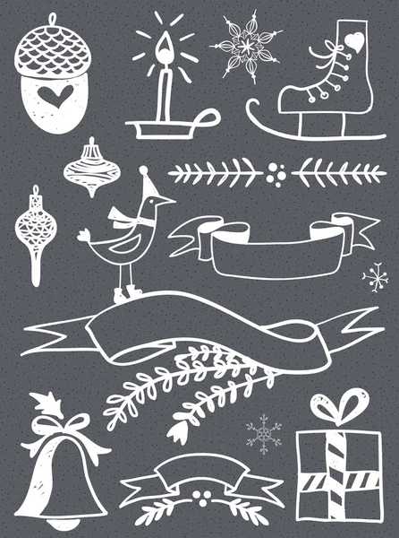 Christmas Vector Set — Stock Vector