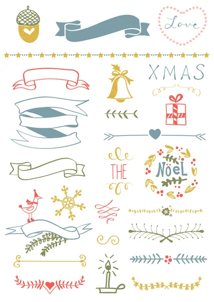 Christmas Vector Set — Stock Vector