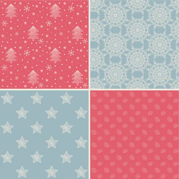 Holiday Christmas seamless pattern — Stock Vector