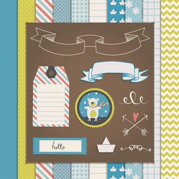 Scrapbook tasarım öğeleri