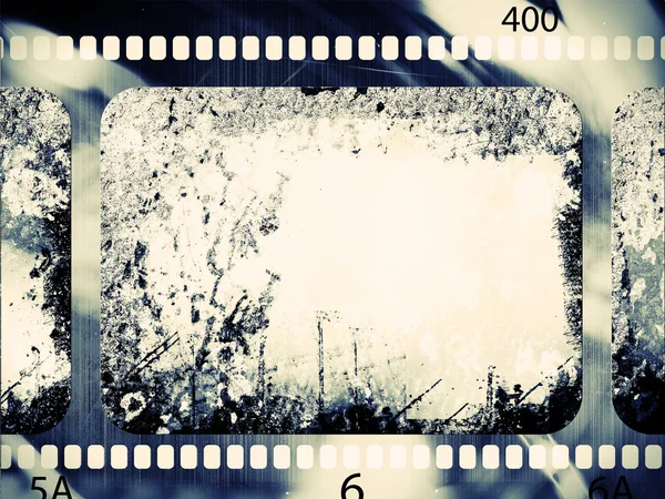 Blank grained film strip texture — Stock Photo, Image