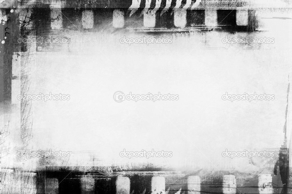 blank filmstrip for background, design element