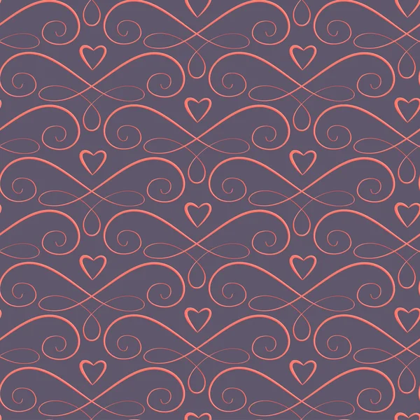 Fondo romántico sin costuras — Vector de stock