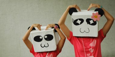 gülen panda duygu aşk modelleri