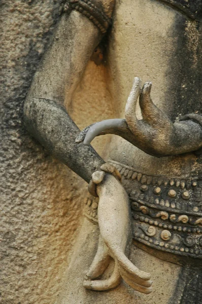 仁慈的调解手手势雕塑艺术在泰国 — 图库照片