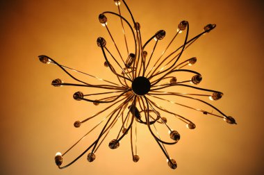 modern Gümüş arka lamba parlak parlayan