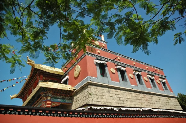 Tempio santo tibetano — Foto Stock