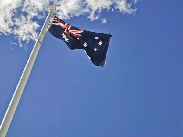 Bandera Nacional Australia Consiste Union Jack Southern Cross Constelación Estrellas —  Fotos de Stock