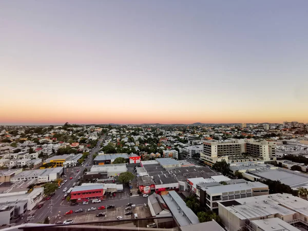 Brisbane Australia May 2021 Aerial Panorama Twilight Sunset Scene Brisbane — Stok fotoğraf