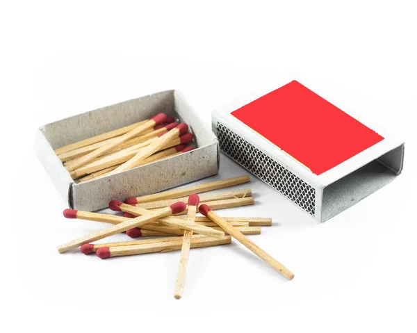 Matches isolated on white background — Stock Photo, Image