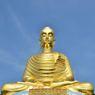 Tay altın buddha heykeli